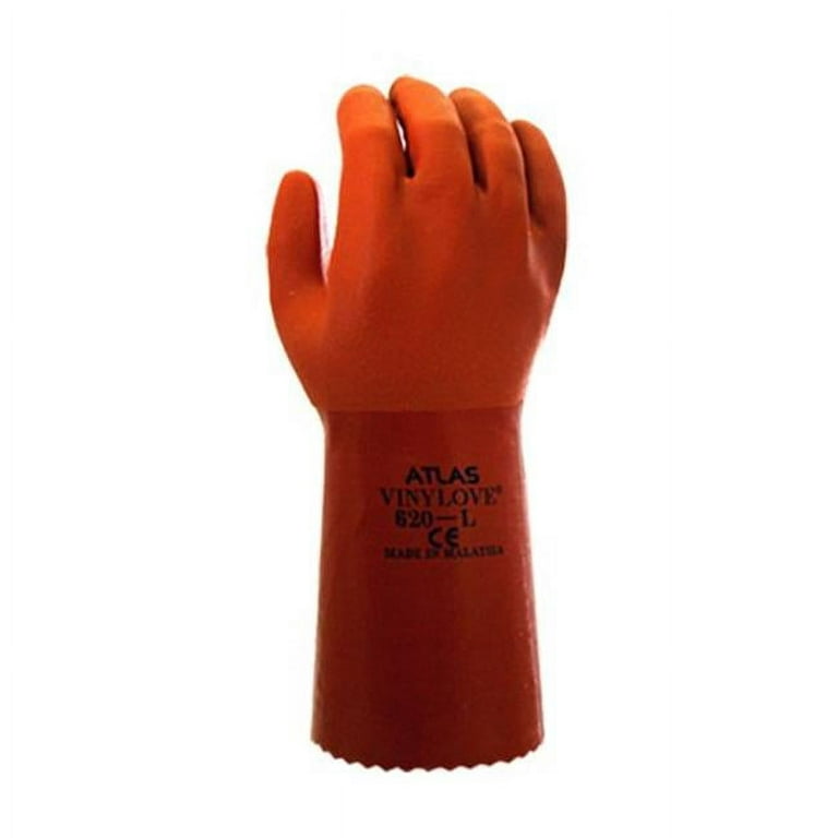 Showa Vinylove 620 Chem Resistant Glove Orange