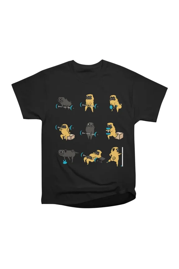 Best Glute Exercises for Pug T-Shirt Tee Gift For Him Merch For Her Apparel For Friend