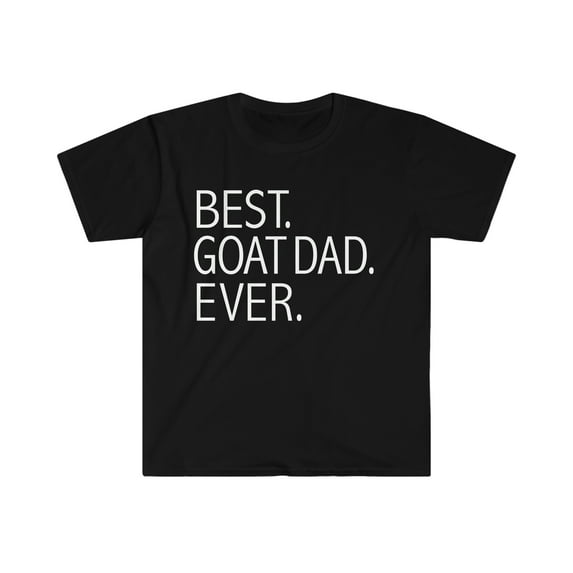 Best Goat Dad Unisex T-shirt S-3XL