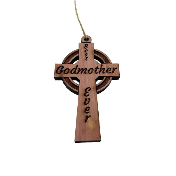 Best Friend Ever Celtic Cross - Cedar Ornament Best Friend Ever Celtic Cross - Cedar Ornament