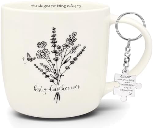 Fairy Godmother Insulated Stainless Steel Mug - 12oz With Handle, Lid & Straw (Mother's Day/Birthday Gift)