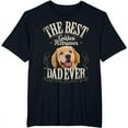 thumbnail image 1 of Best Golden Retriever Dad Ever Funny Dog Lover Gifts for Men T-Shirt, 1 of 3