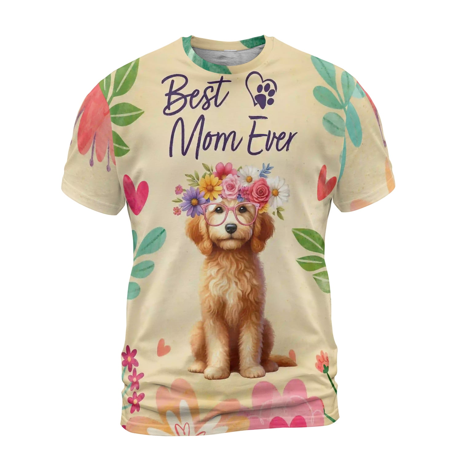 Best Goldendoodle Mom Ever Happy Mother's Day All Over Print 3D Shirt ...