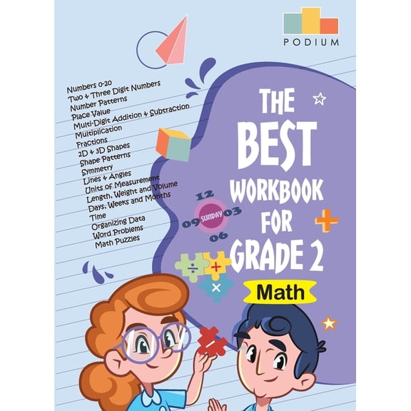 Best Grade 2 Math Workbook, (Paperback)