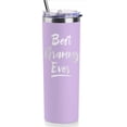 thumbnail image 1 of Best Grammy Gifts From Grandchildren Gifts For Grammy Christmas - 20oz Purple Best Grammy Ever Travel Tumbler - Christmas Birthday Mothers Day Gifts For Grandma Nana Gigi Water Cup With Lid Straw, 1 of 1