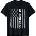 thumbnail image 1 of Best Gramps Ever America Flag Gift For Men Father's Day T-Shirt, 1 of 3