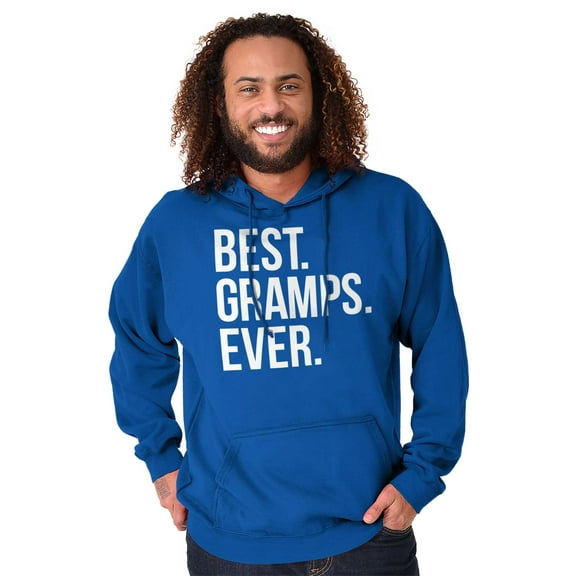 Best Gramps Ever Grandpa Grandfather Men's Big & Tall Graphic Hoodie Brisco Brands 3X