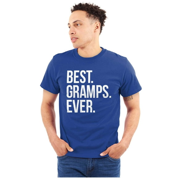 Best Gramps Ever Grandpa Grandfather Men's Graphic T Shirt Tees Brisco Brands L