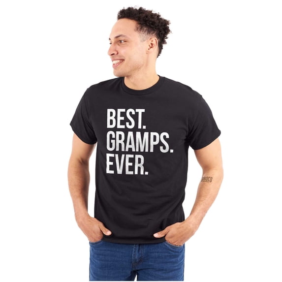 Best Gramps Ever Grandpa Grandfather Men's Graphic T Shirt Tees Brisco Brands L
