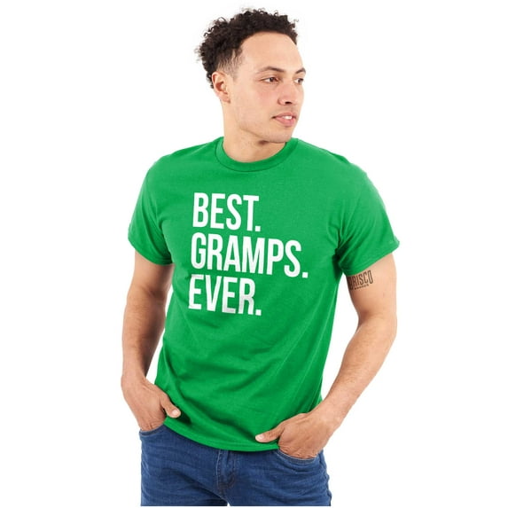 Best Gramps Ever Grandpa Grandfather Men's Graphic T Shirt Tees Brisco Brands S