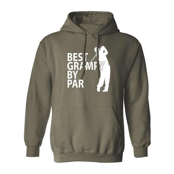 Best Grampy By Par Adult Hooded Sweatshirt