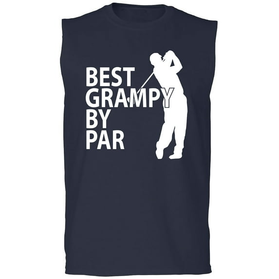 Best Grampy By Par Adult Sleeveless Tee