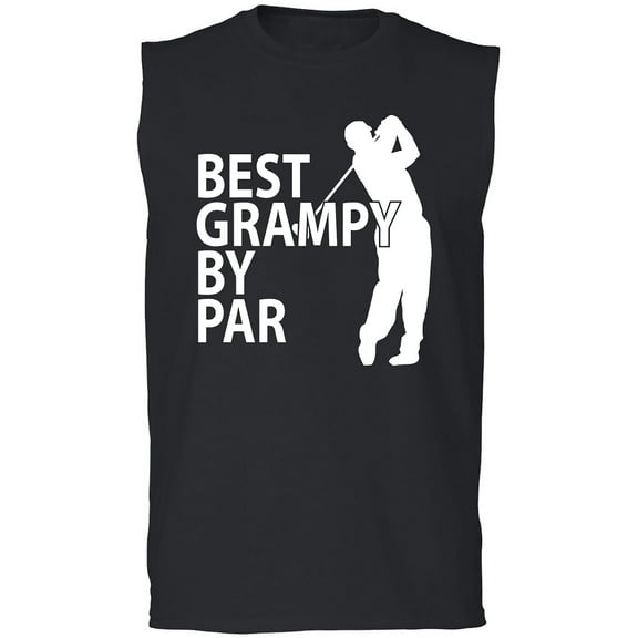 Best Grampy By Par Adult Sleeveless Tee