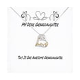 thumbnail image 1 of Best Granddaughter Gifts, This Is One Awesome, Birthday Love Dancing Necklace For Granddaughter from Grandmother, Birthday present, Gift ideas, What to get for a birthday, Best birthday gifts, Unique, 1 of 5