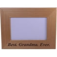 thumbnail image 1 of Best Grandma Ever 4x6 Inch Wood Picture Frame - Great Gift for Mothers's Day, Birthday or Christmas Gift for Mom Grandma Wife Grandmother, 1 of 3