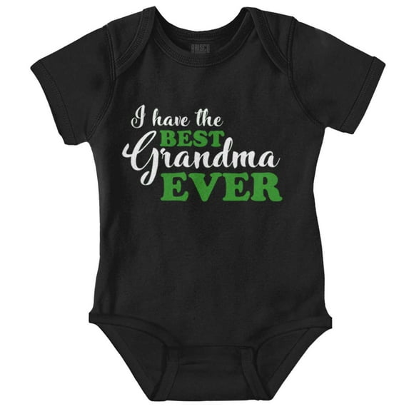 Best Grandma Ever Cute Nana Gram Bodysuit Jumper Girls Infant Baby Brisco Brands 12M