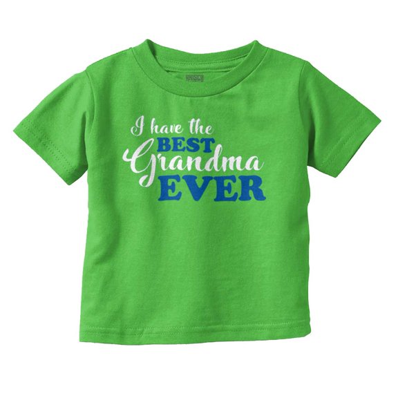 Best Grandma Ever Cute Nana Gram Youth T Shirt Tee Girls Infant Toddler Brisco Brands 24M