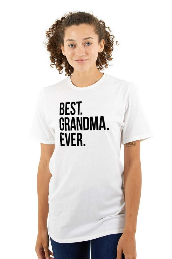 Best Grandma Ever Nanna Gigi Nan Cute Women's Plus Size Graphic Tee Brisco Brands 3X