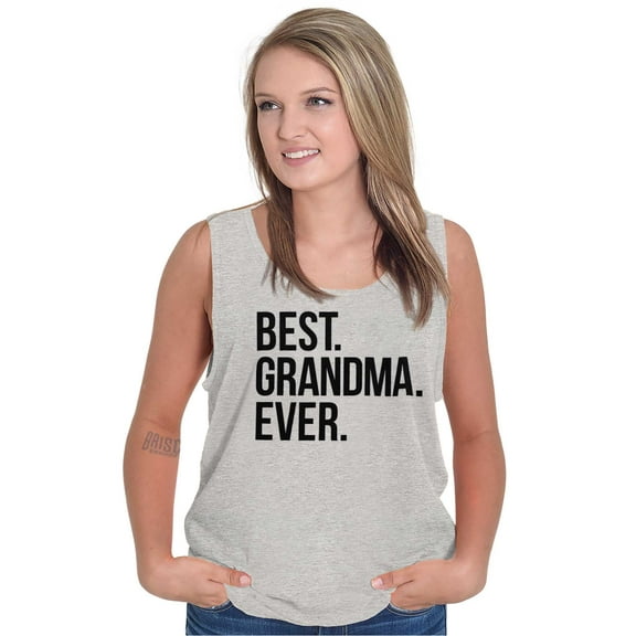 Best Grandma Ever Nanna Gigi Nan Cute Womens Plus Size Graphic Tank Top Brisco Brands 3X
