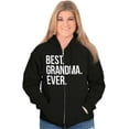 thumbnail image 1 of Best Grandma Ever Nanna Gigi Nan Cute Zip Hoodie Sweatshirt Women Brisco Brands S, 1 of 1