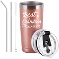 thumbnail image 1 of Best Grandma Ever Tumbler 20OZ Insulated Tumbler with Lid and Straw Gifts for Grandma Coffee Tumbler Grandma Birthday Christmas Gift from Grandkids, 1 of 6