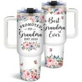 thumbnail image 1 of Best Grandma Ever Tumbler 40oz - Mothers Day Birthday Gift - Stainless Steel Cup with Handle - Present from Grandkids, 1 of 6