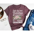 thumbnail image 1 of Only the Best Grandmas Get Promoted to Great Grandmas Shirt – Floral Grandma Tee – New Great Grandma Gift – Nana Pregnancy Reveal Top TSHIRT All Size S-5XL, 1 of 5