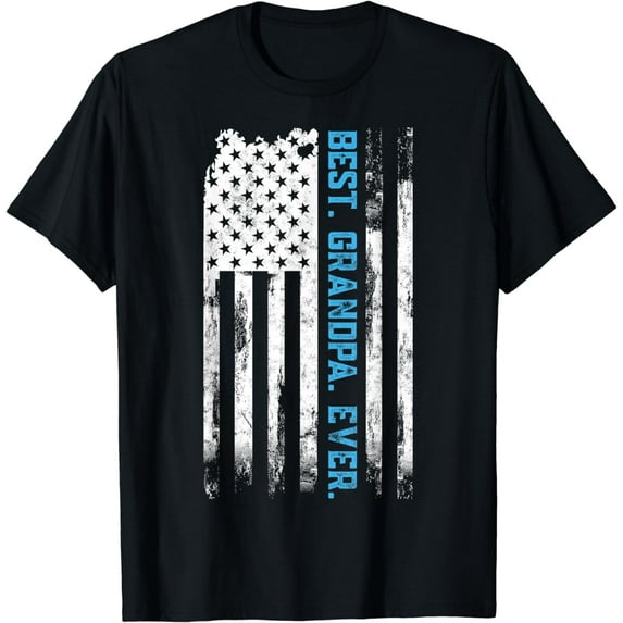 Best Grandpa Ever American USA flag Father’s Day gift G-Pa T-Shirt