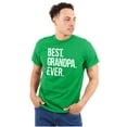 thumbnail image 1 of Best Grandpa Ever Grandfather Poppop Men's Graphic T Shirt Tees Brisco Brands L, 1 of 6
