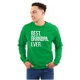 thumbnail image 1 of Best Grandpa Ever Grandfather Poppop Men's Long Sleeve Tee T Shirt Brisco Brands M, 1 of 6