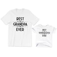 thumbnail image 1 of Best Grandpa Ever Men's T-Shirt Best Granddaughter Ever Kids Toddler Shirt Youth Baby, 1 of 3