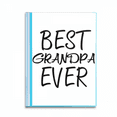 thumbnail image 1 of Best Grandpa Ever Quote Art Deco  Fashion Book Sheet Protectors Portfolio Binder Folder, 1 of 3
