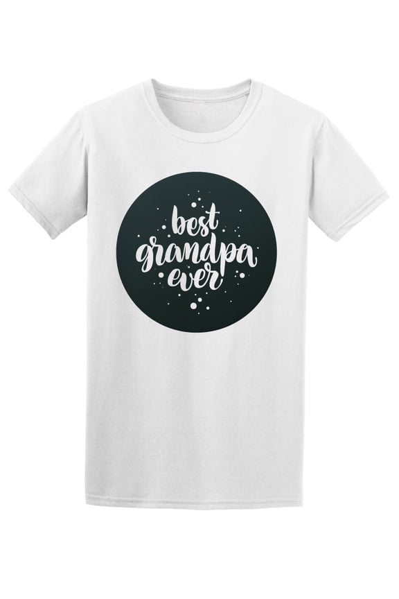 Best Grandpa Ever Round Logo Tee Men's -Image by Shutterstock