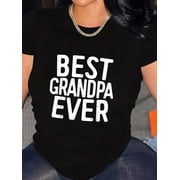 Best Grandpa Ever Shirt Men Grandfather Fathers Day T-Shirt