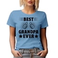 thumbnail image 1 of Best Grandpa Ever with Two Thumbs, Grandad Father's Day, Baby Blue T-Shirt, Medium, 1 of 5