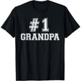 thumbnail image 1 of Best Grandpa For Men Number One Grandpa T-Shirt, 1 of 3