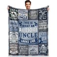 thumbnail image 1 of Best Grandpa Gifts, Gifts for Grandpa from Grandson Granddaughter, Birthday Gifts for Grandpa from Grandkids, Great Grandpa Gifts Idea for Fathers Day Christmas, Grandpa Blanket 60"X50", 1 of 5