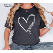 Best Granna Ever Heart Grandma Mother s Day Birthday Gift T-Shirt