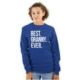 thumbnail image 1 of Best Granny Ever Grandma Grams Mother Women's Long Sleeve T Shirt Brisco Brands L, 1 of 6