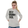 thumbnail image 1 of Best Granny Ever Grandma Grams Mother Women's Long Sleeve T Shirt Brisco Brands S, 1 of 6