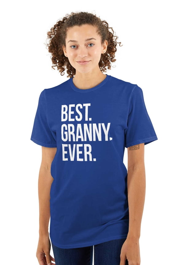 Best Granny Ever Grandma Grams Mother Women's Plus Size Graphic Tee Brisco Brands 2X