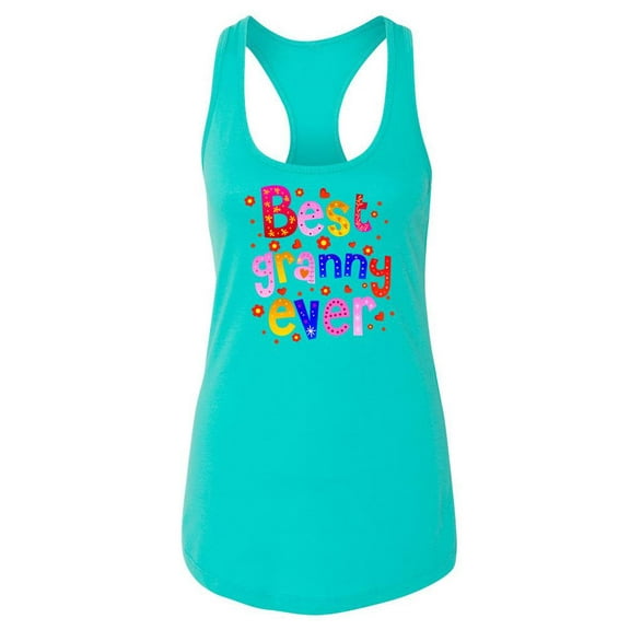Best Granny Ever Quote Racerback Tank Women -SPIdeals Designs, Female Small
