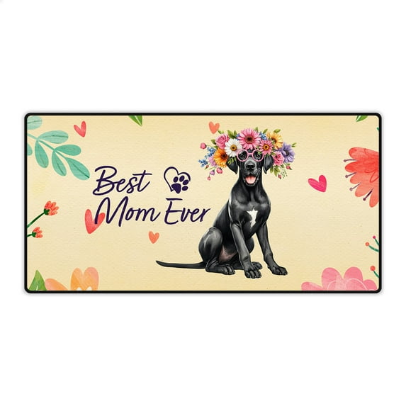 Best Great Dane Mom Ever Happy Mother's Day Desk Mat Full Keyboard Mouse Pad Danes Dog Lover Gifts Large Mousepad - 02002