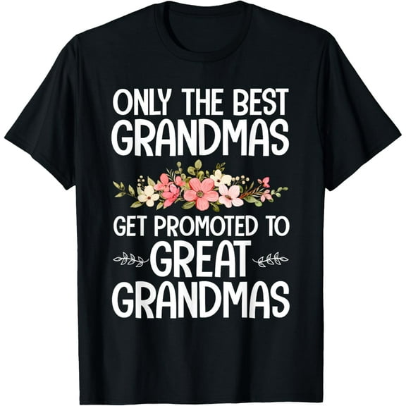 Best Great Grandma Art For Grandma Women Great Grandmother T-ShirtMen and women, Black T-shirt, size: Extra large