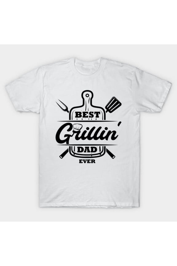 Best Grilling Dad Ever Celebrate Father's Day With BBQ Masterpieces! Funny New Unisex T-Shirt, Up to size 5XL