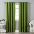 thumbnail image 1 of Best Home Fashion, Inc. Solid Blackout Thermal Grommet Curtain Panels (Set of 2), 1 of 7