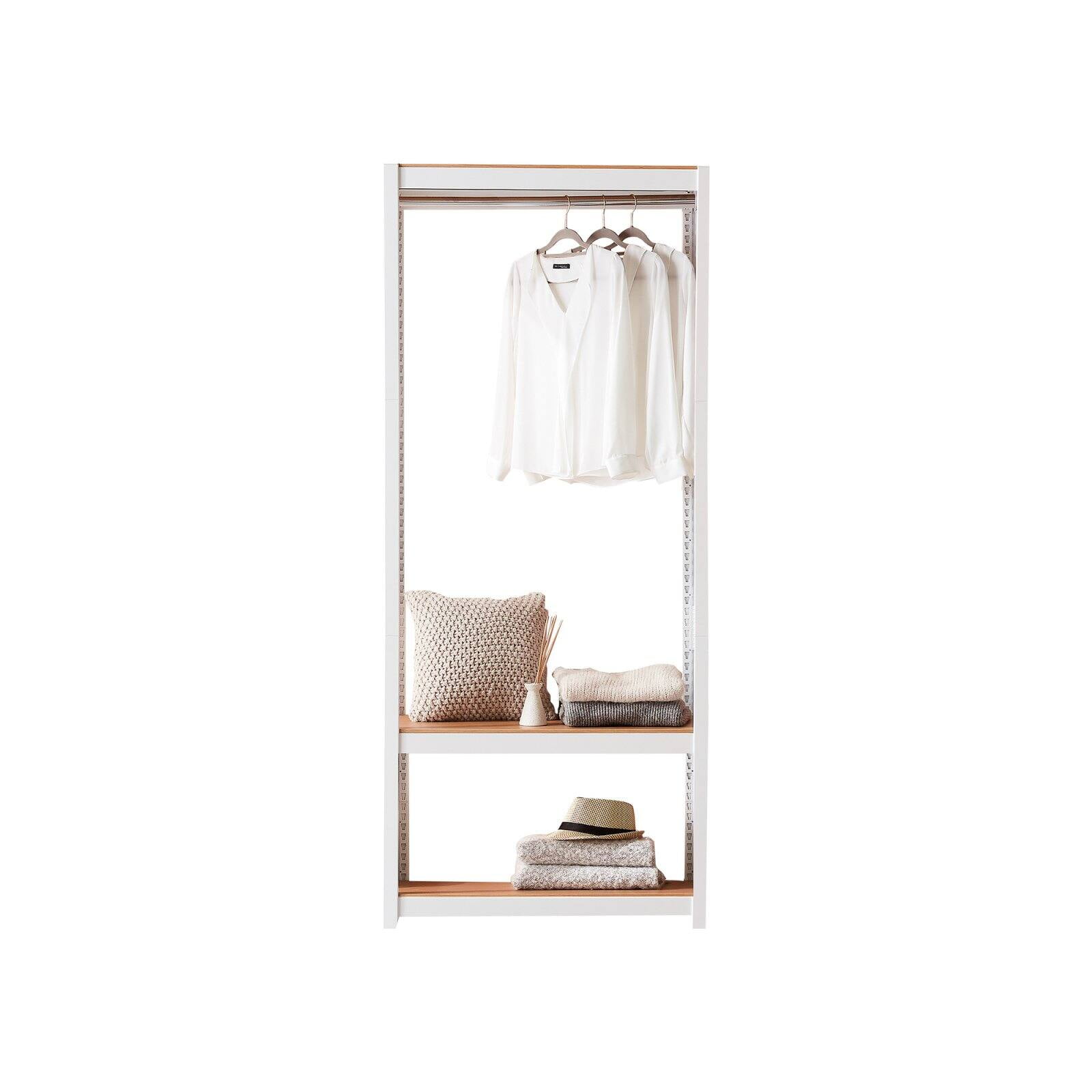 Best Home Fashion Kepsuul Clothing Rack Customizable Modular Shelving ...
