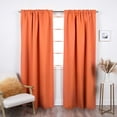 thumbnail image 1 of Best Home Fashion Premium Blackout Curtain Panels - Solid Thermal Insulated Window Treatment Blackout Drapes for Bedroom - Back Tab & Rod Pocket (Apricot, 52" W x 96" L), 1 of 4