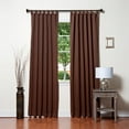 thumbnail image 1 of Best Home Fashion Solid Tab Top Blackout Curtain Panels, 1 of 9