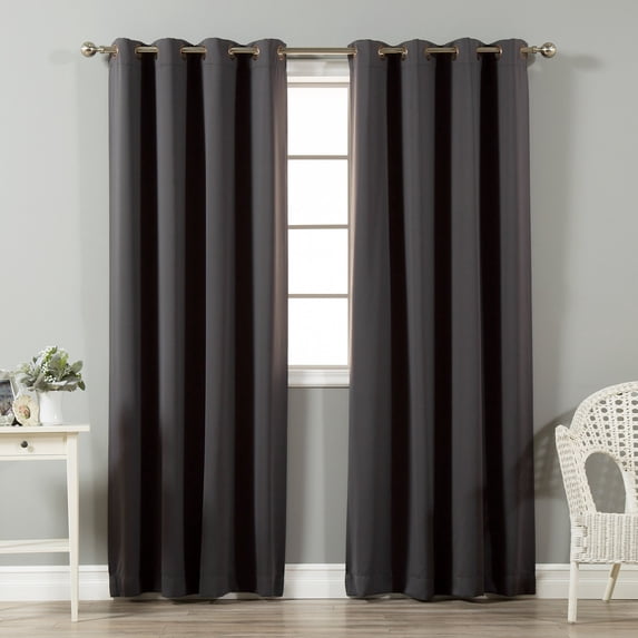 Best Home Fashion Thermal Grommet Blackout Curtain